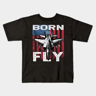 Born To Fly Kids T-Shirt